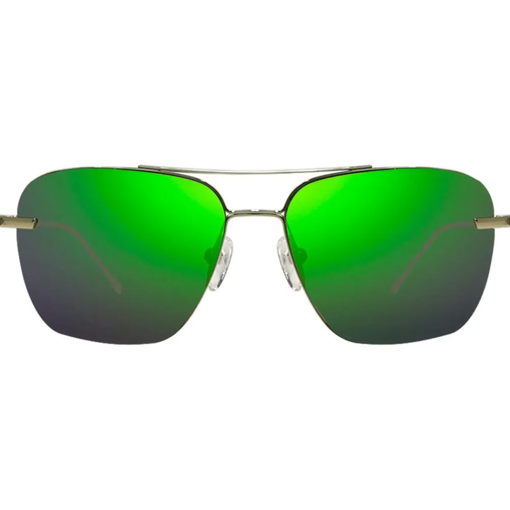 New Lunettes de soleil Air 3 Satin Gunmetal Serilium Dark Green Photochromic Polarized Femme Lunettes Photochromiques|Lunettes Femme
