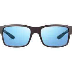 Lunettes Femme|Lunettes Polarisées<Revo Lunettes de soleil Crawler Matte Black Tortoise Serilium Blue Water Polarized