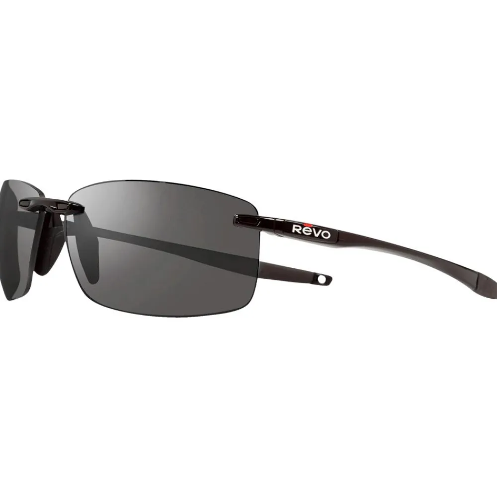 Lunettes Femme|Lunettes Polarisées<Revo Lunettes de soleil Descend N Black Serilium+ Graphite Polarized