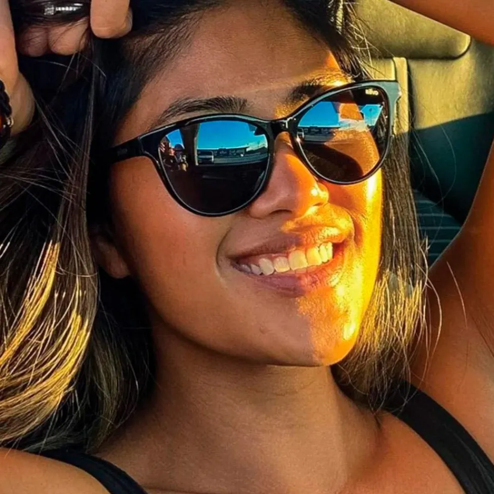 Outlet Lunettes de soleil Daphne Black Serilium+ Graphite Polarized Femme Lunettes Femme|Lunettes Polarisées