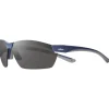 Lunettes Femme|Lunettes Polarisées<Revo Lunettes de soleil Incline Matte Navy Serilium Graphite Polarized