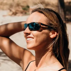 Clearance Lunettes de soleil Jude Tortoise Blue Crystal Smoke Green Polarized Femme Lunettes Femme|Lunettes Polarisées