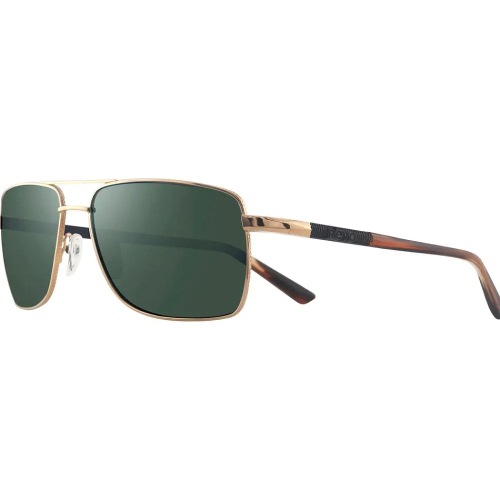 Hot Lunettes de soleil Ray Gold Crystal Smoke Green Polarized Femme Lunettes Femme|Lunettes Polarisées