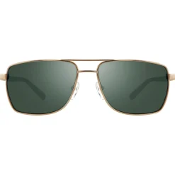Hot Lunettes de soleil Ray Gold Crystal Smoke Green Polarized Femme Lunettes Femme|Lunettes Polarisées