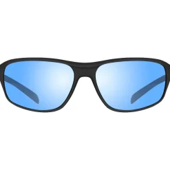 Lunettes Femme|Lunettes Polarisées<Revo Lunettes de soleil Vertex Matte Black Serilium Blue Water Polarized