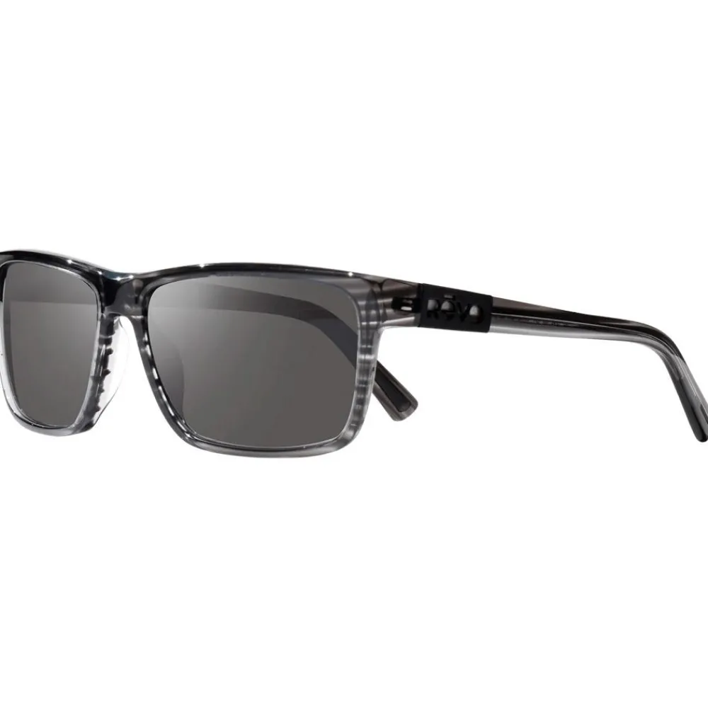 Lunettes Polarisées<Revo Lunettes de soleil Winston Grey Horn Serilium+ Graphite Polarized