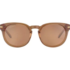 New Lunettes de soleil Havah Crystal Caramel Brown Mineral Polarized Drivers Femme Lunettes Polarisées|Lunettes Photochromiques