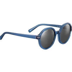 Lunettes Photochromiques|Lunettes Femme<Serengeti Lunettes de soleil Joan Shiny Transparent Fed Blue Mineral Polarized Smoke