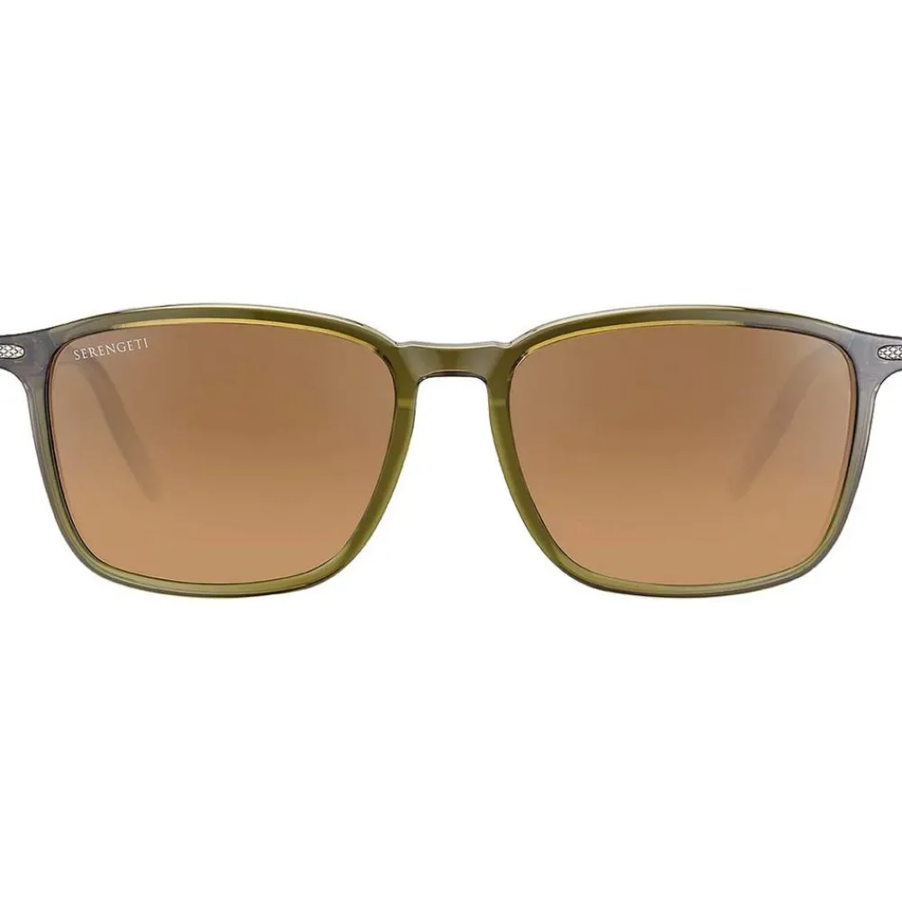 Discount Lunettes de soleil Lenwood Shiny Crystal Dark Green Lunettes Photochromiques|Lunettes Polarisées