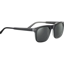 Online Lunettes de soleil Charlton Shiny Black Polarized Smoke Lunettes Photochromiques|Lunettes Polarisées