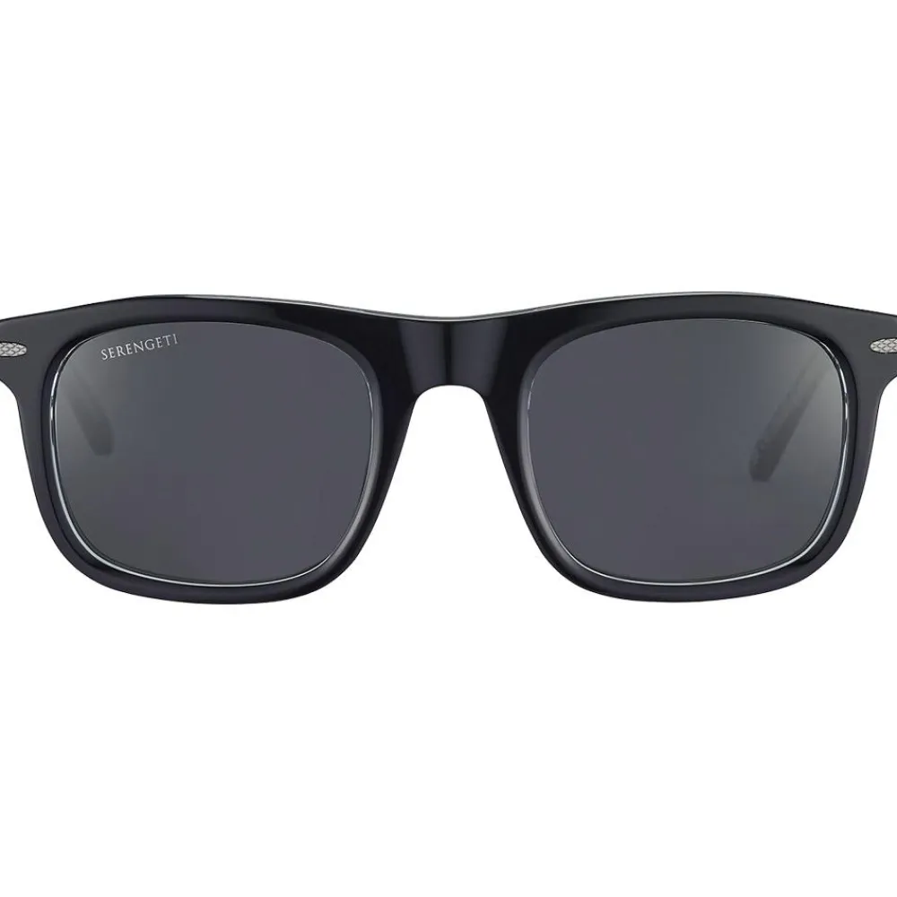 Online Lunettes de soleil Charlton Shiny Black Polarized Smoke Lunettes Photochromiques|Lunettes Polarisées