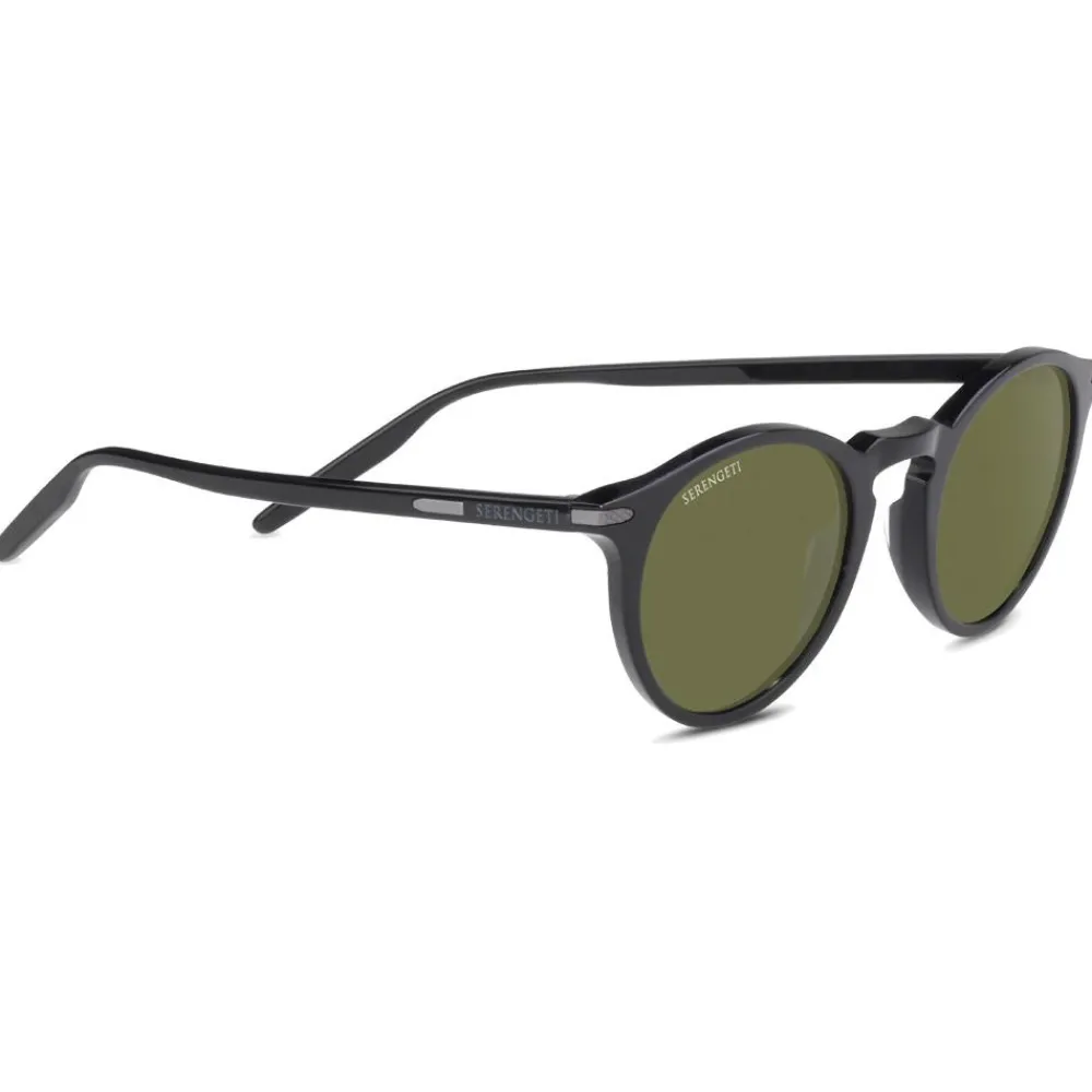 Clearance Lunettes de soleil Raffaele Shiny Black Polarized 555nm Femme Lunettes Photochromiques|Lunettes Femme