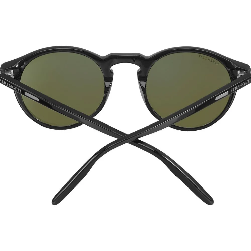 Clearance Lunettes de soleil Raffaele Shiny Black Polarized 555nm Femme Lunettes Photochromiques|Lunettes Femme