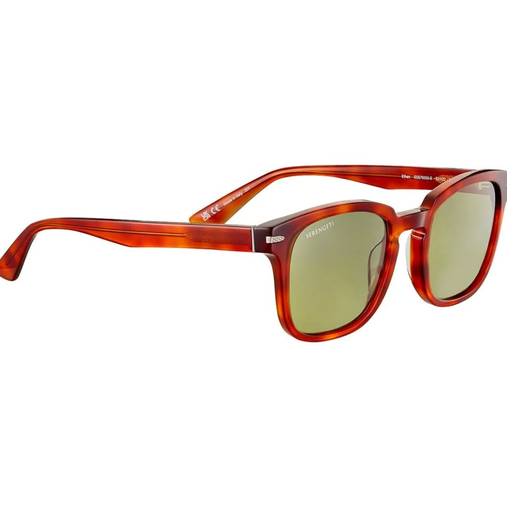 Lunettes Photochromiques|Lunettes Polarisées<Serengeti Lunettes de soleil Ethan Shiny Classic Havana Polarized 555nm