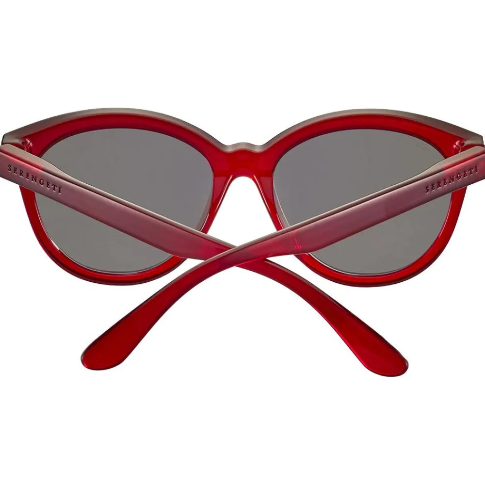 Online Lunettes de soleil Endee Shiny Milky Red Saturn Polarized Smoke Femme Lunettes Photochromiques|Lunettes Femme