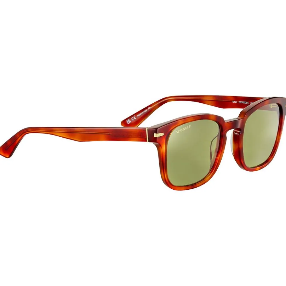 Best Lunettes de soleil Ethan Shiny Classic Havana 555nm Lunettes Photochromiques