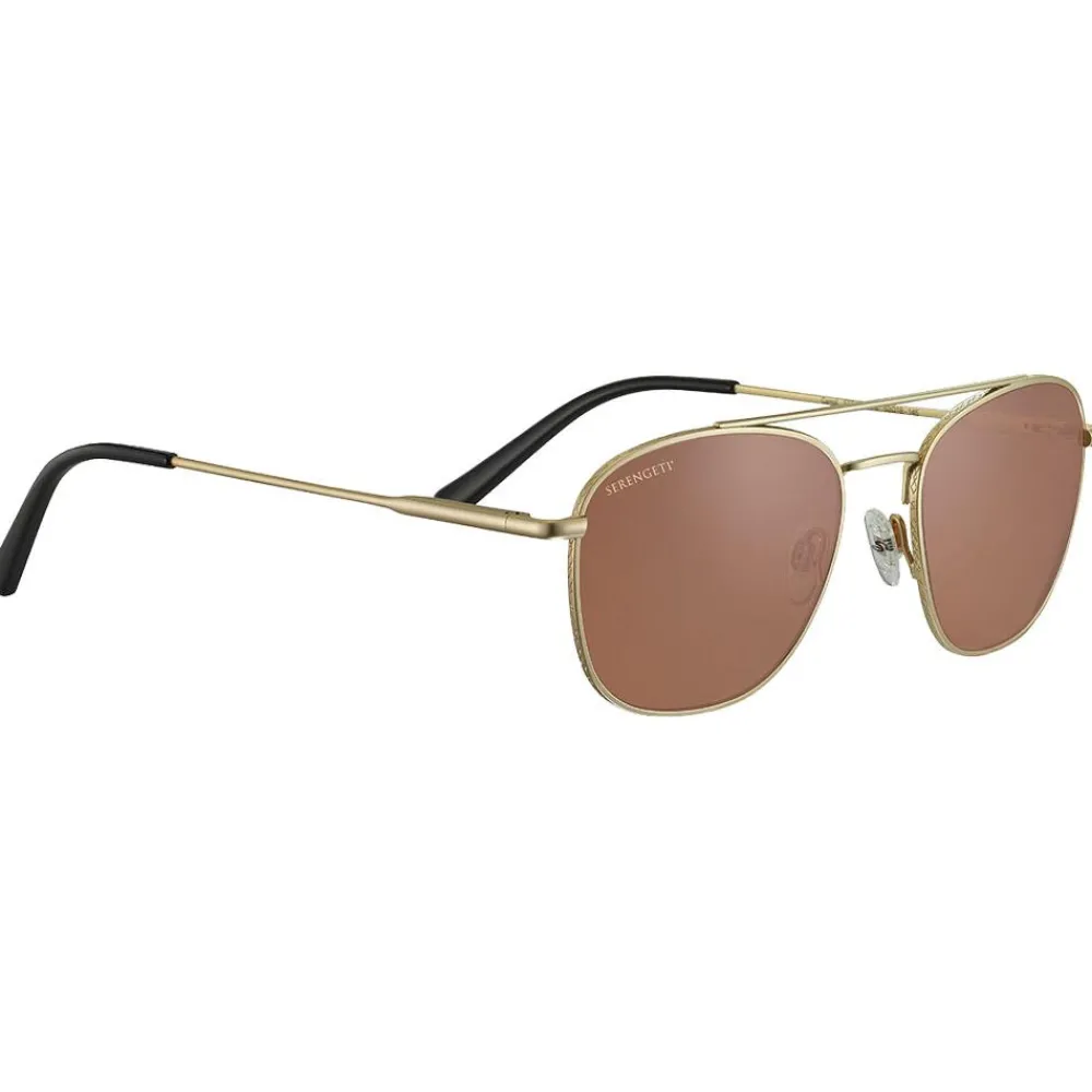 Clearance Lunettes de soleil Carroll Matte Light Gold Polarized Drivers Lunettes Photochromiques|Lunettes Polarisées