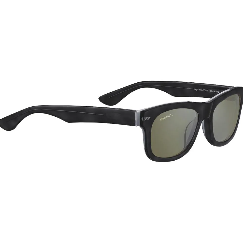 Discount Lunettes de soleil Foyt Shiny Black Transparent Layer 555nm Lunettes Photochromiques