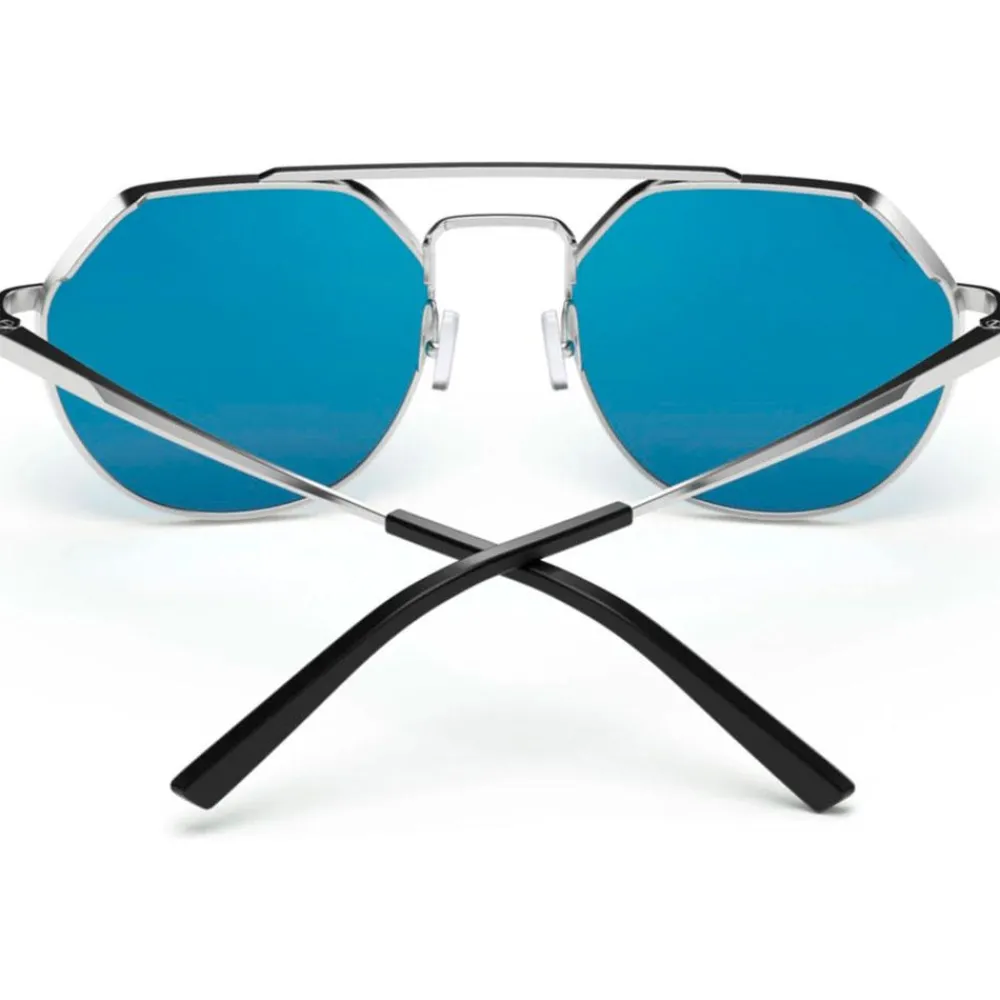 Best Lunettes de soleil Shelby Shiny Silver Spirit Polarized 555nm Blue Femme Lunettes Polarisées|Lunettes Photochromiques