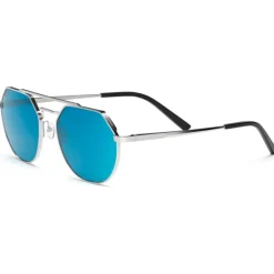 Best Lunettes de soleil Shelby Shiny Silver Spirit Polarized 555nm Blue Femme Lunettes Polarisées|Lunettes Photochromiques