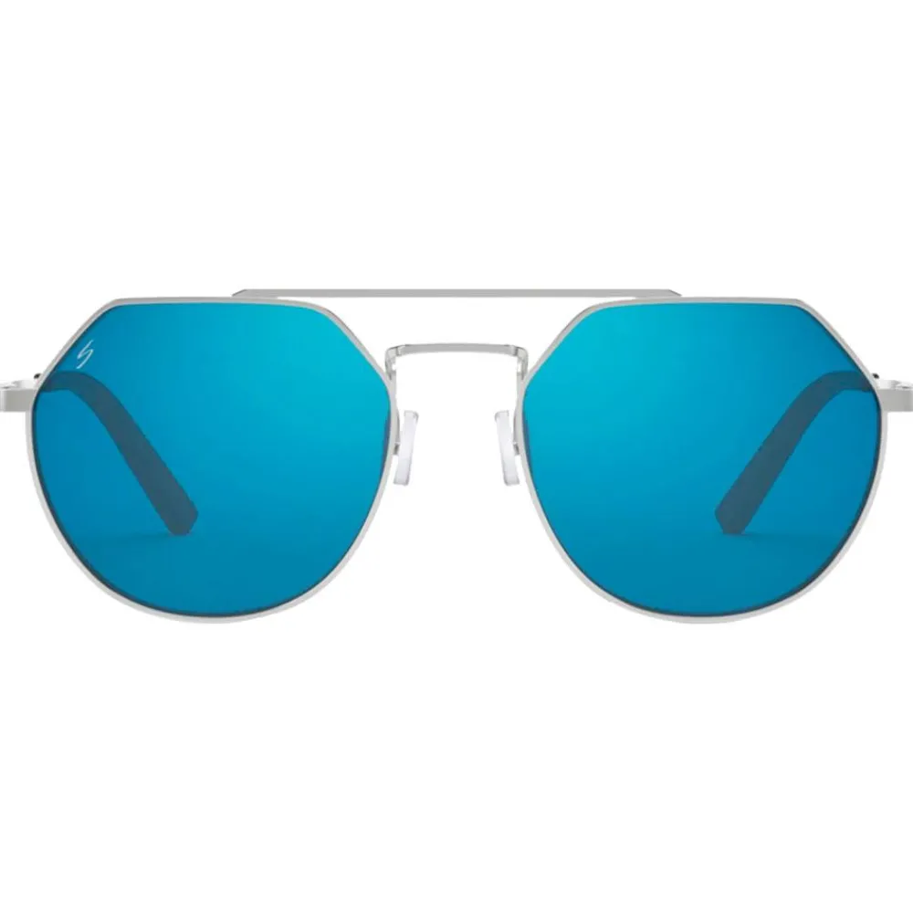 Best Lunettes de soleil Shelby Shiny Silver Spirit Polarized 555nm Blue Femme Lunettes Polarisées|Lunettes Photochromiques