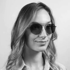Best Lunettes de soleil Shelby Shiny Silver Spirit Polarized 555nm Blue Femme Lunettes Polarisées|Lunettes Photochromiques