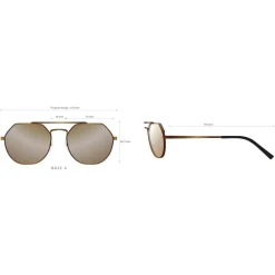 Best Lunettes de soleil Shelby Shiny Silver Spirit Polarized 555nm Blue Femme Lunettes Polarisées|Lunettes Photochromiques