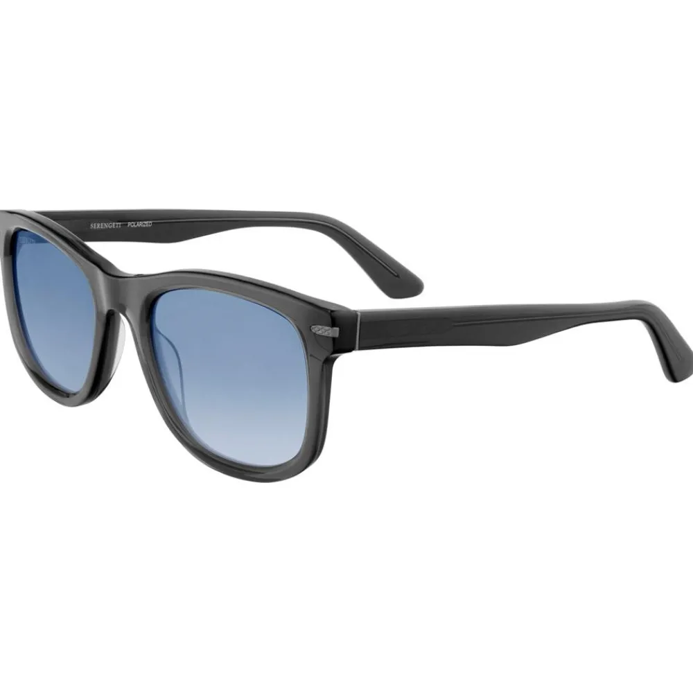 Lunettes Photochromiques|Lunettes Femme<Serengeti Lunettes de soleil Danny Shiny Translucent Grey Mineral Polarized Blue Gradient
