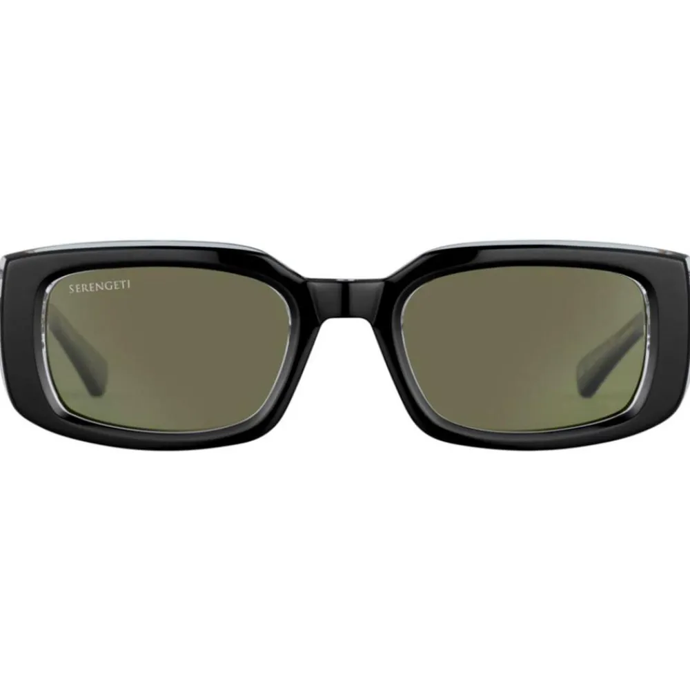 Lunettes Photochromiques|Lunettes Femme<Serengeti Lunettes de soleil Nicholson Shiny Black Transparent Layer Mineral Polarized 555nm