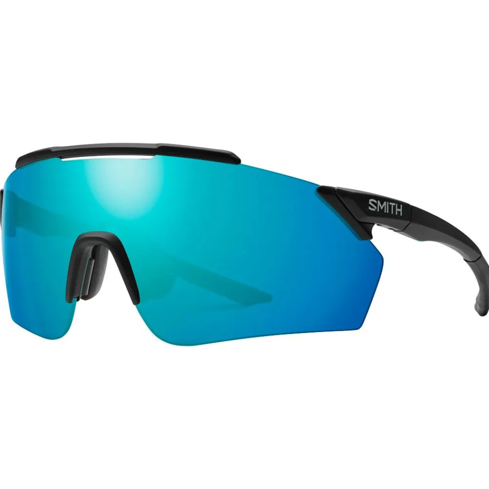 Lunettes Trail|Lunettes Trail-Running<Smith Lunettes de soleil Ruckus Matte Black Chromapop Opal Mirror