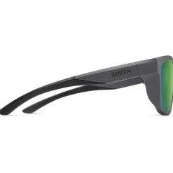 Lunettes Polarisées|Lunettes Femme<Smith Lunettes de soleil Barra Matte Cement Chromapop Polarized Green Mirror
