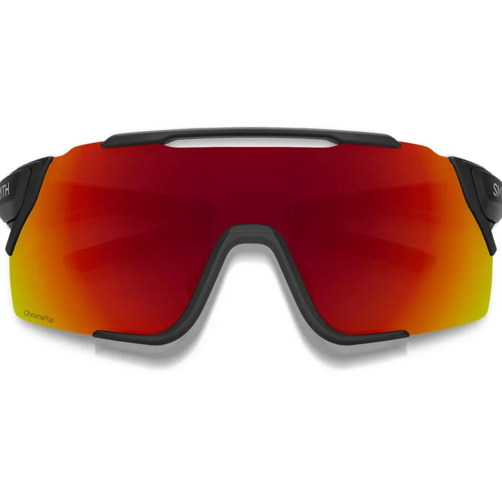 Lunettes Trail|Lunettes Trail-Running<Smith Lunettes de soleil Attack Mag Mtb Matte Black Chromapop Red Mirror