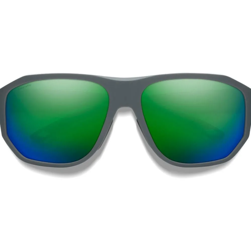Lunettes Femme|Lunettes Polarisées<Smith Lunettes de soleil Outrigger Matte Slate Chromapop Polarized Green Mirror