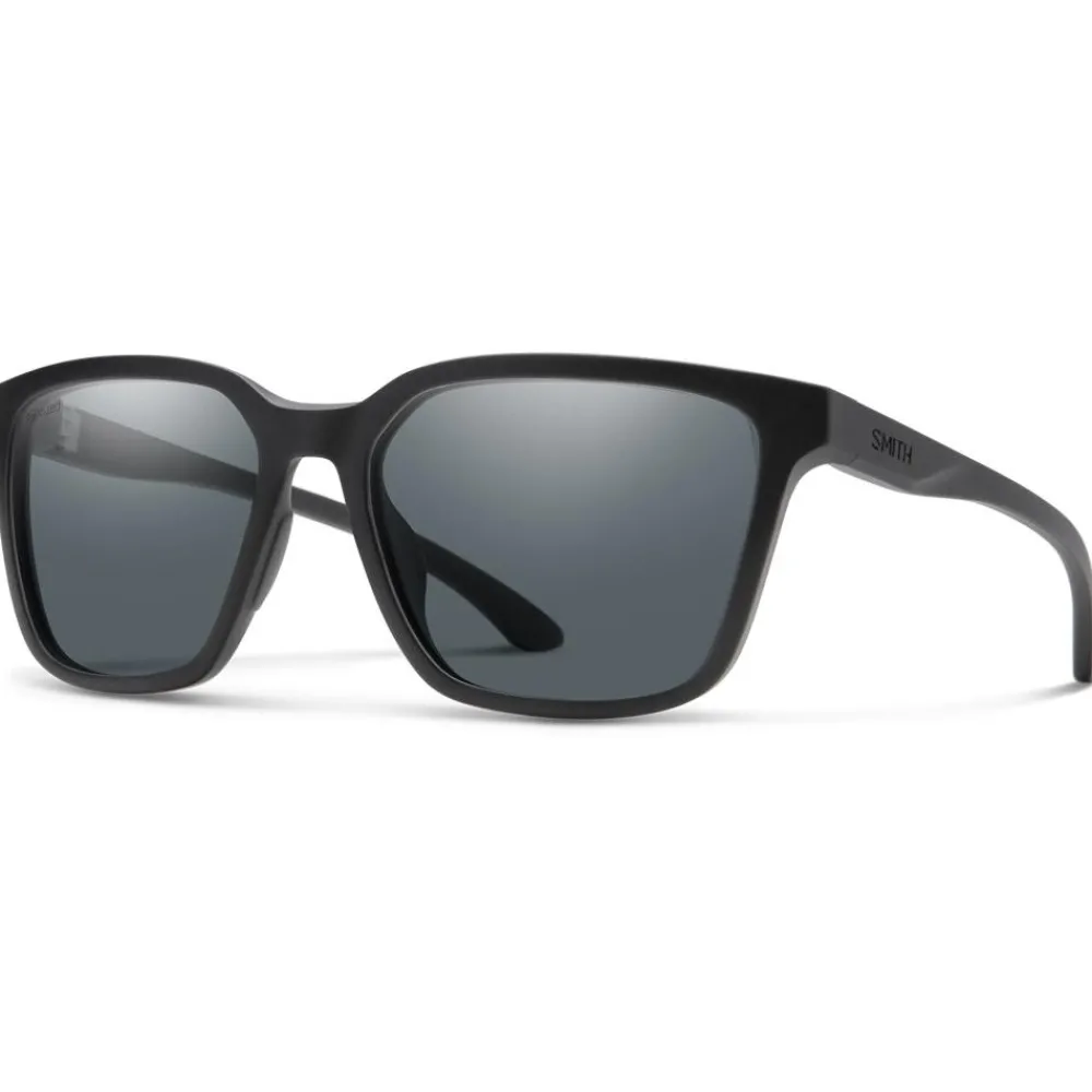 Lunettes Femme|Lunettes Polarisées<Smith Lunettes de soleil Shoutout Core Matte Black Polarized Gray