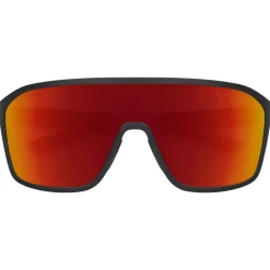 Lunettes de soleil Boomtown Matte Black Chromapop Red Mirror Femme Lunettes Femme