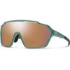 New Lunettes de soleil Shift Mag Alpine Green Chromapop Rose Gold Mirror Femme Lunettes Trail|Lunettes Trail-Running