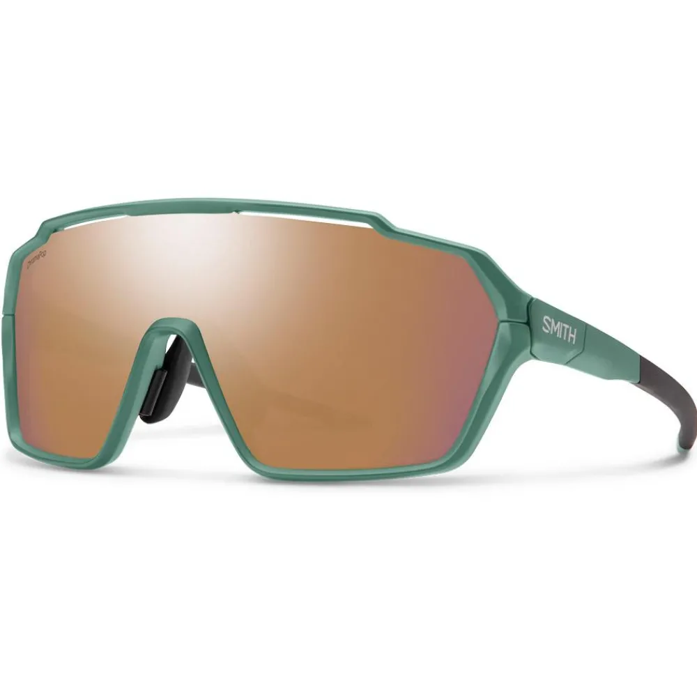 New Lunettes de soleil Shift Mag Alpine Green Chromapop Rose Gold Mirror Femme Lunettes Trail|Lunettes Trail-Running