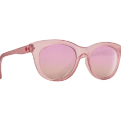Lunettes Femme<Spy Lunettes de soleil Boundless Matte Translucent Rose Bronze Rose Quartz Spectra Mirror