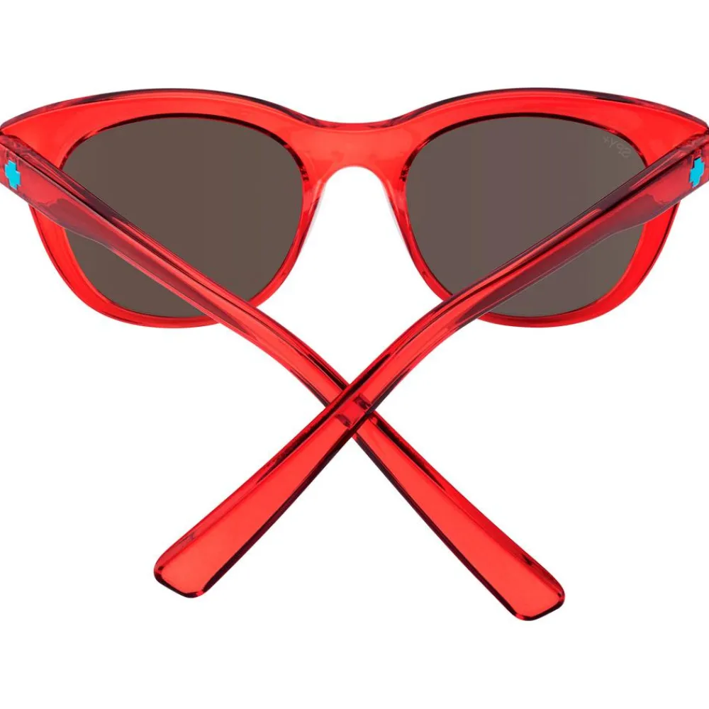 Online Lunettes de soleil Boundless Translucent Red Bronze Light Blue Spectra Mirror Femme Lunettes Femme