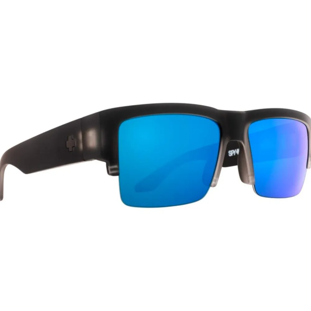 Lunettes Femme<Spy Lunettes de soleil Cyrus 50/50 Matte Black Ice Happy Gray Gree Dark Blue Spectra Mirror
