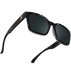 Online Lunettes de soleil Dessa Black Marble Tort Happy Gray Green Black Mirror Femme Lunettes Femme
