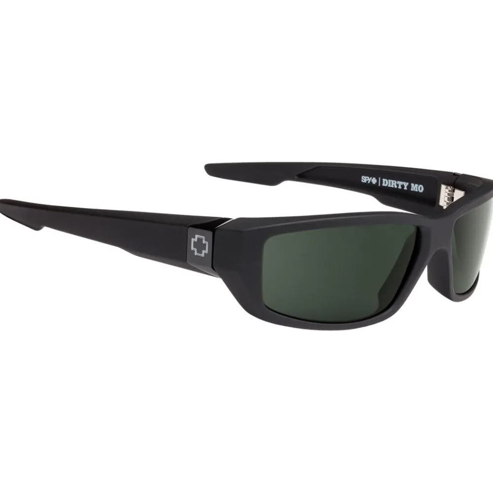 Lunettes Polarisées|Lunettes Femme<Spy Lunettes de soleil Dirty Mo Soft Matte Black Happy Gray Green Polar