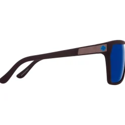 Hot Lunettes de soleil Flynn Soft Matte Black Happy Bronze Dark Blue Mirror Femme Lunettes Femme