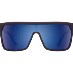 Hot Lunettes de soleil Flynn Soft Matte Black Happy Bronze Dark Blue Mirror Femme Lunettes Femme