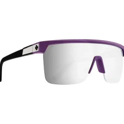Hot Lunettes de soleil Flynn 50/50 Matte Purple Matte Black Happy Bronze Platinum Mirror Femme Lunettes Femme
