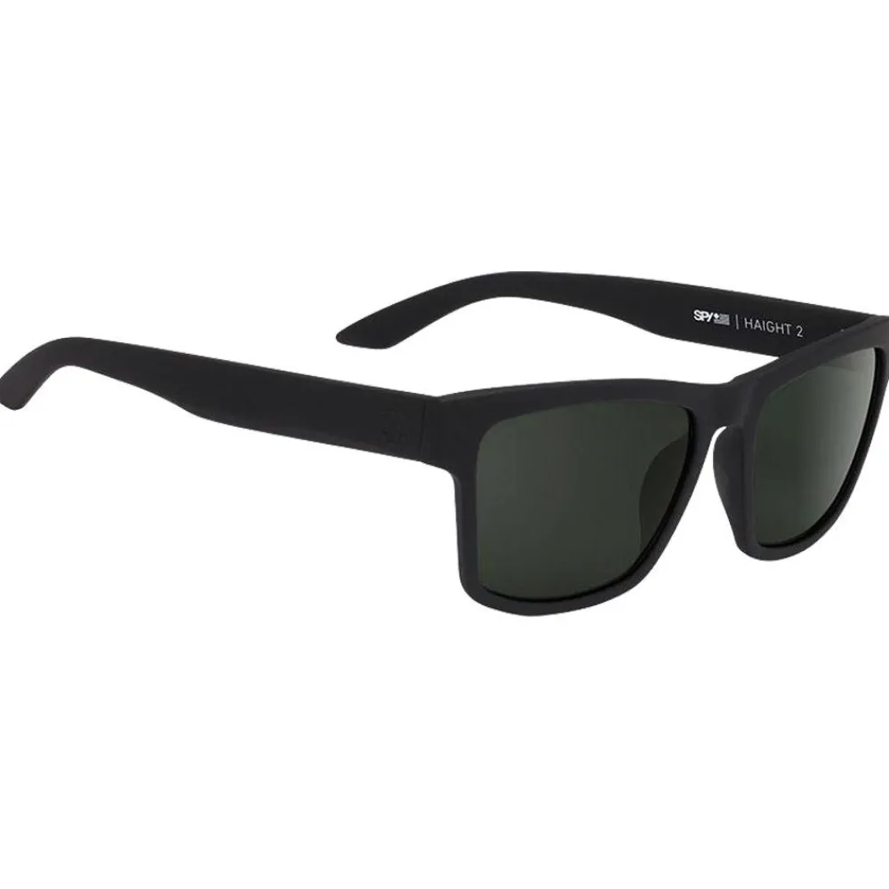 New Lunettes de soleil Haight 2 Matte Black Happy Gray Green Femme Lunettes Polarisées|Lunettes Femme