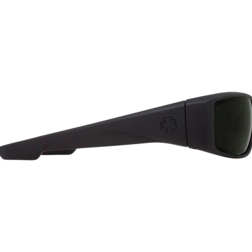 Clearance Lunettes de soleil Logan Soft Matte Black HD Plus Gray Green Femme Lunettes Femme