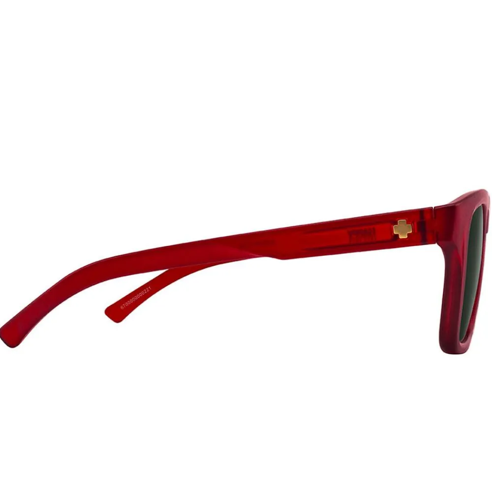 New Lunettes de soleil Saxony Translucent Red Happy Gray Green Femme Lunettes Femme