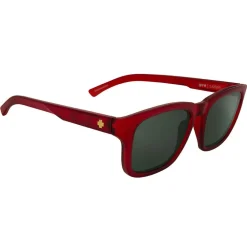 New Lunettes de soleil Saxony Translucent Red Happy Gray Green Femme Lunettes Femme