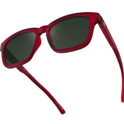 New Lunettes de soleil Saxony Translucent Red Happy Gray Green Femme Lunettes Femme